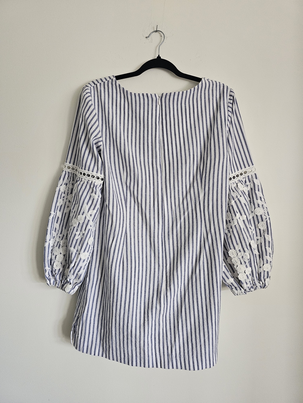 Polo by Ralph Lauren Blue and White Striped Shirt with Green Label - Picture 2 of 3